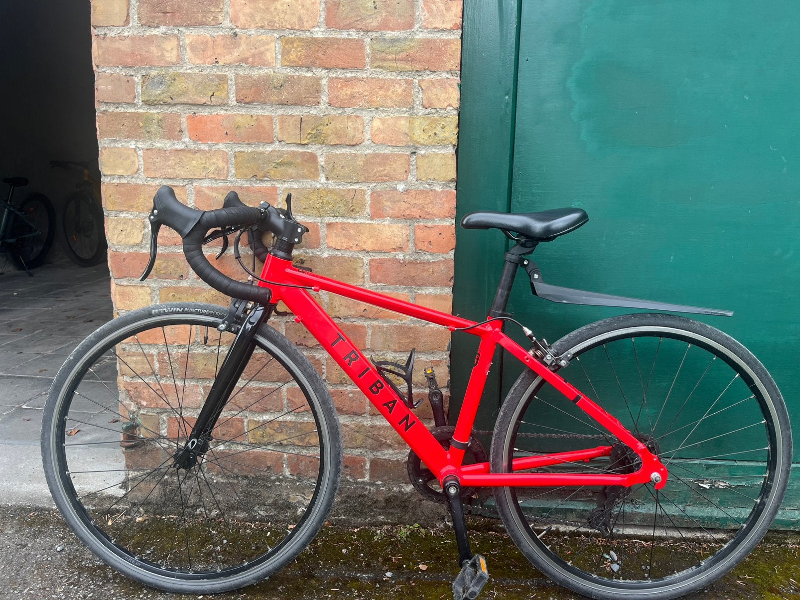 Koersfiets kinderen Triban 100 26 inch, Minder dan 10 versnellingen, Gebruikt, Velgrem, Minder dan 49 cm