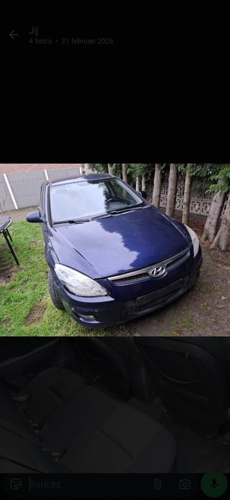 Hyundai auto, Auto's, 4 deurs, Achterwielaandrijving, Zwart, Blauw