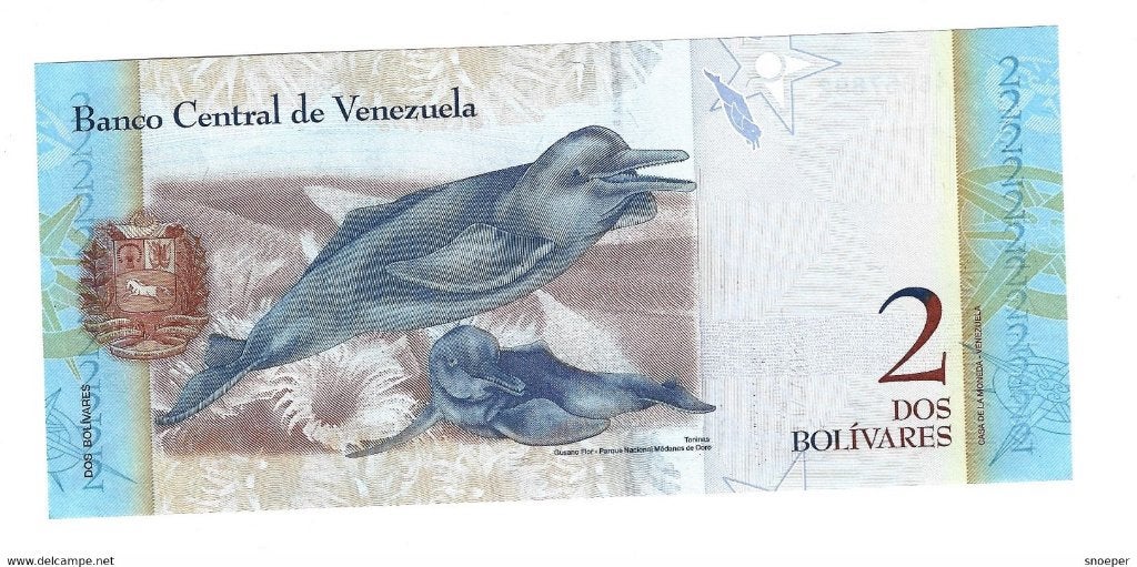 venezuela 2 bolivares 2012 88 unc, Timbres & Monnaies, Billets de banque | Amérique, Envoi, Amérique du Sud, Billets en vrac