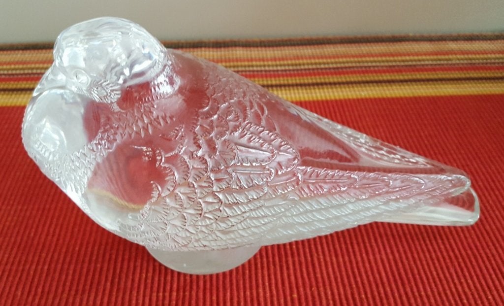 Lalique Duif Pigeon Brugges, Enlèvement