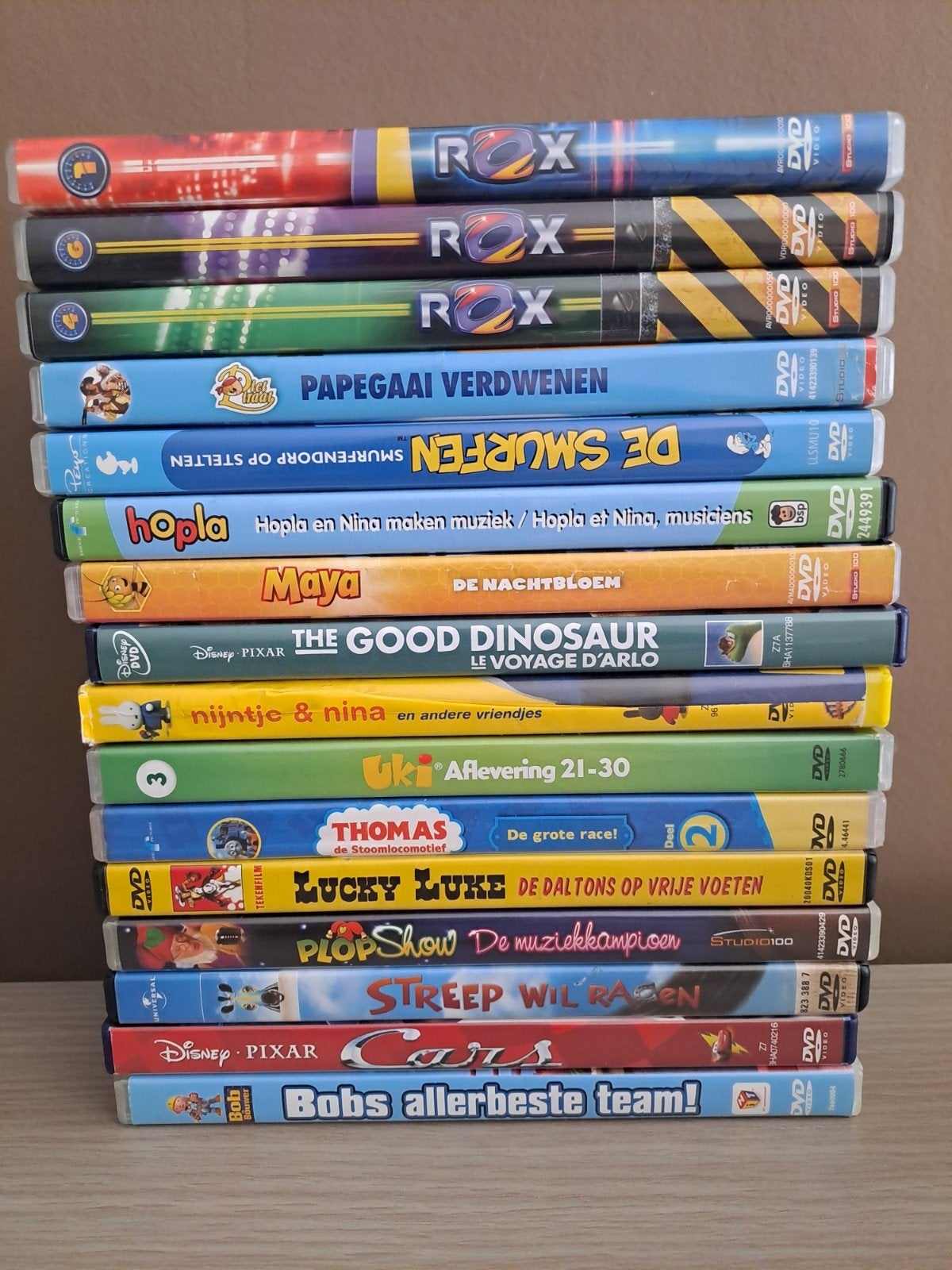 16 DVD kinderfilms, Ophalen, Gebruikt