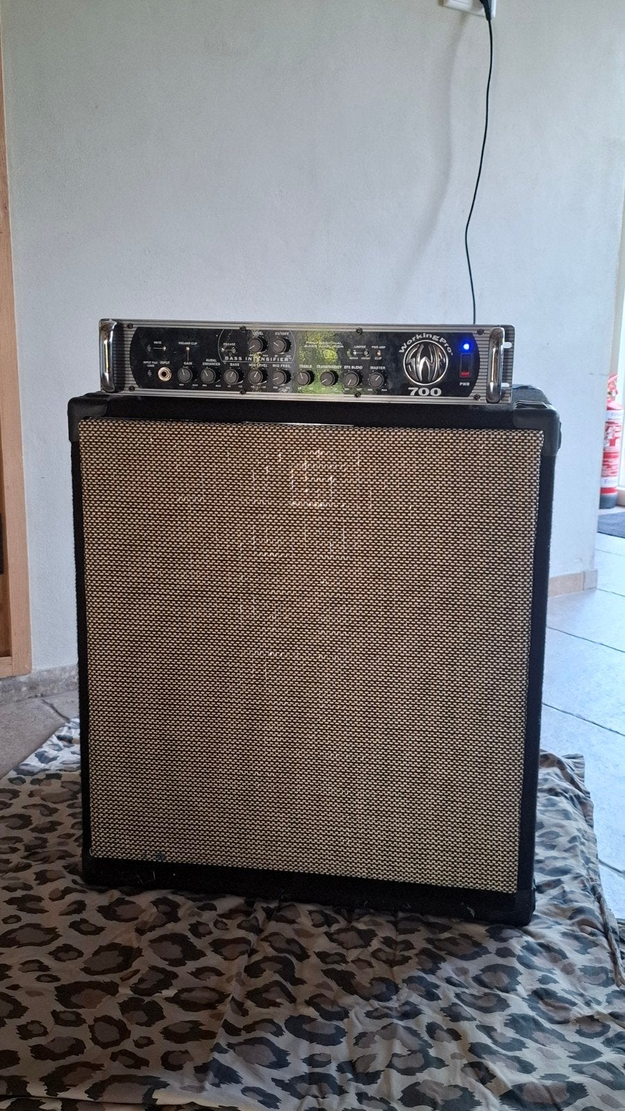SWR WorkingPro 700 versterker - Goliath 4x10 cabinet, Musique & Instruments, Enlèvement
