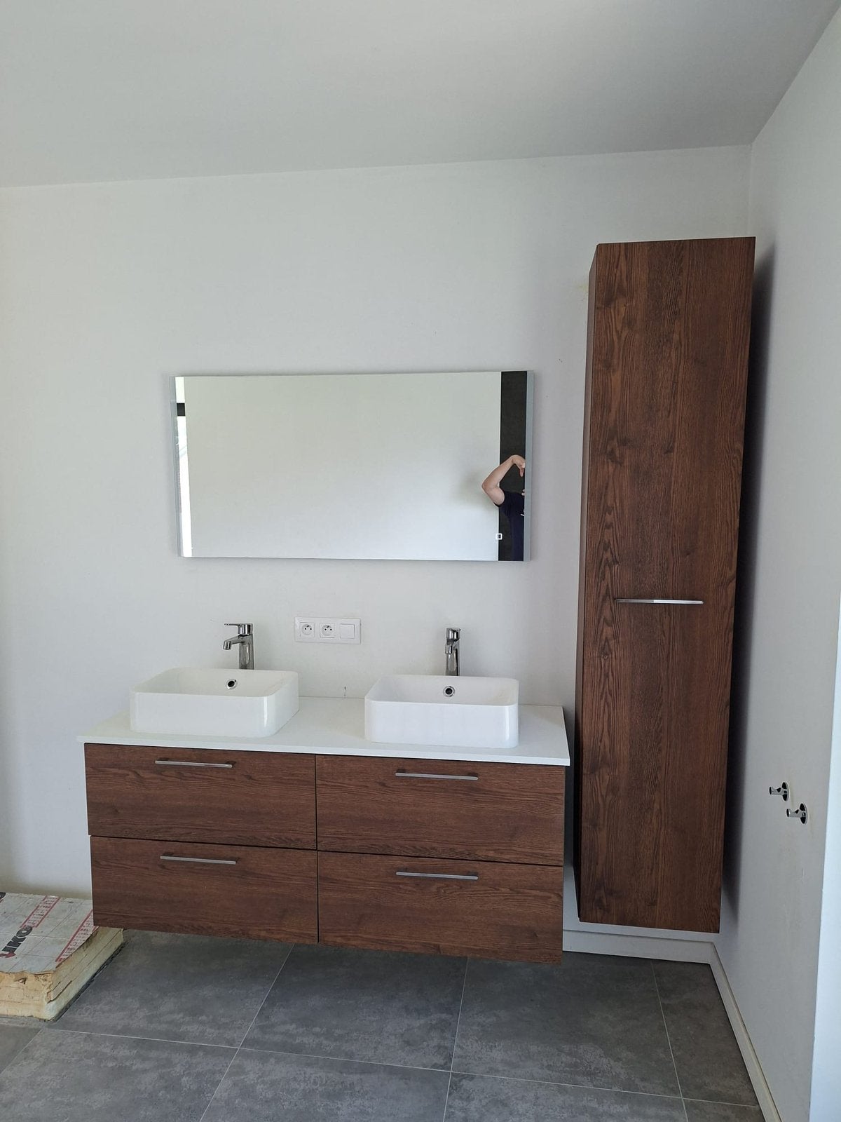 Ikea badkamer meubel, Huis en Inrichting, Badkamer | Badkamermeubels, Ophalen, Zo goed als nieuw
