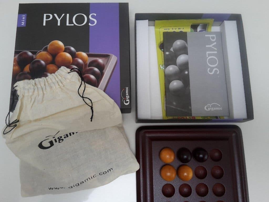 Houten spel Pylos, 2 spelers, Gigamic, als nieuw, + 1 promo, Een of twee spelers, Nieuw, Ophalen of Verzenden, Gigamic