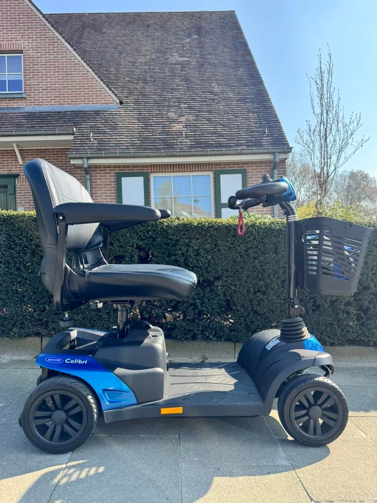 Invacare colibri Scootmobiel Met grootste accu’s pakket, Ophalen of Verzenden, Inklapbaar, Nieuw, Elektrische rolstoel