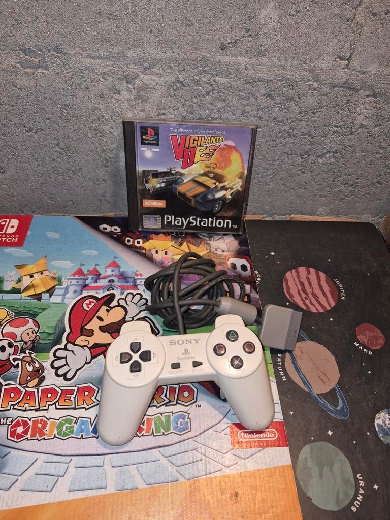 Playstatiln 1 jeu + manette, Enlèvement ou Envoi