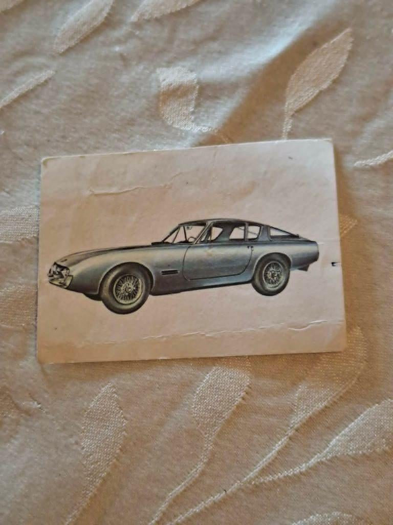 Prentje/Chromo : Ghia 230 S / Chocolade Jacques, Collections, Enlèvement ou Envoi, Gravure, Utilisé, Autres sujets/thèmes