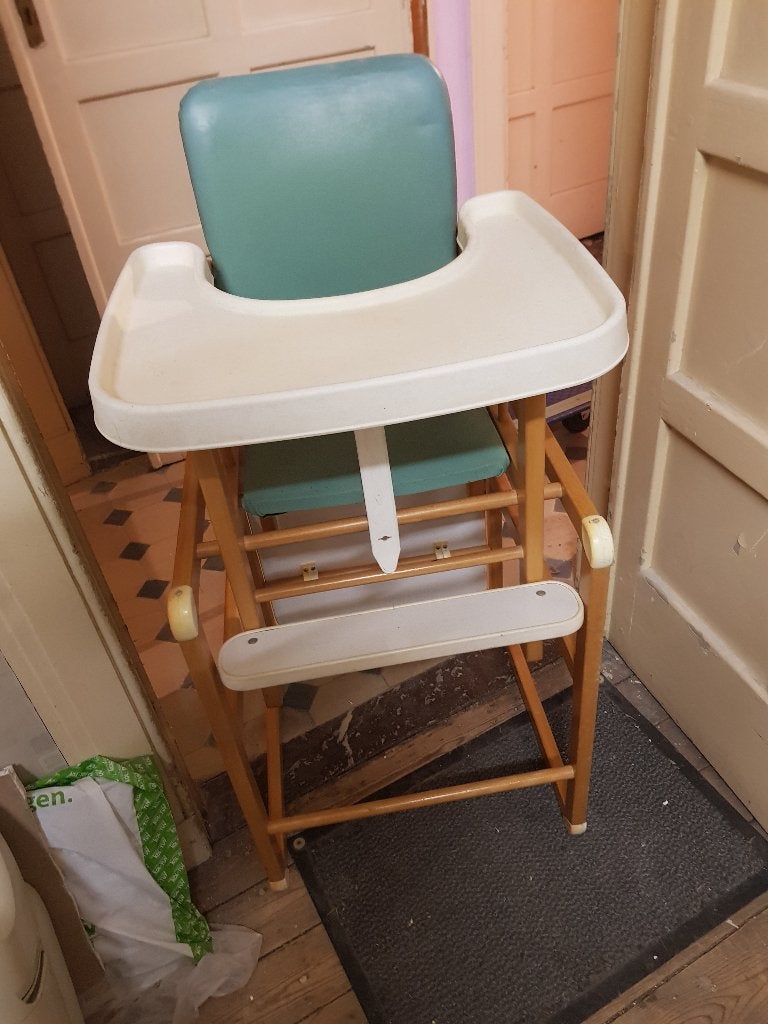 Kinderstoel "Geuther"  combi 2 in 1, Kinderen en Baby's, Ophalen, Gebruikt, Overige typen, Afneembaar eetblad
