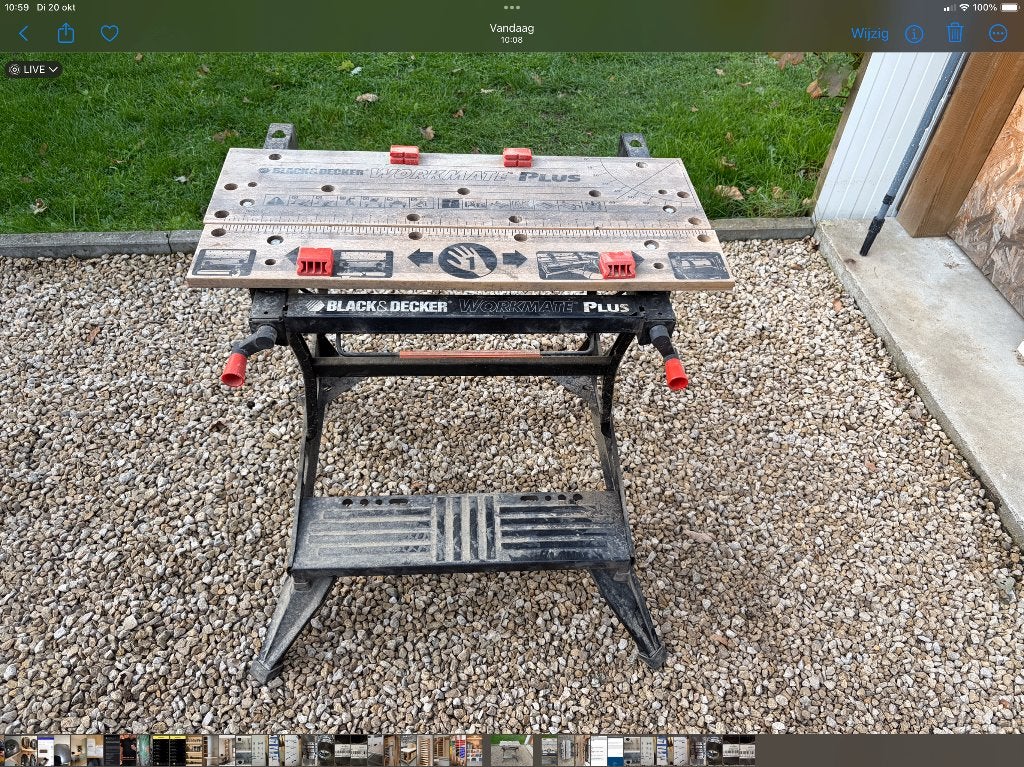 Black en Decker workmate, Ophalen, Gebruikt, Inklapbaar