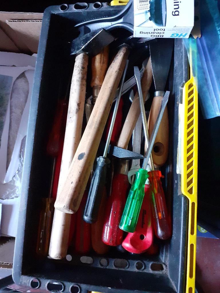 ganse bak met gereedschap, Doe-het-zelf en Bouw, Ophalen