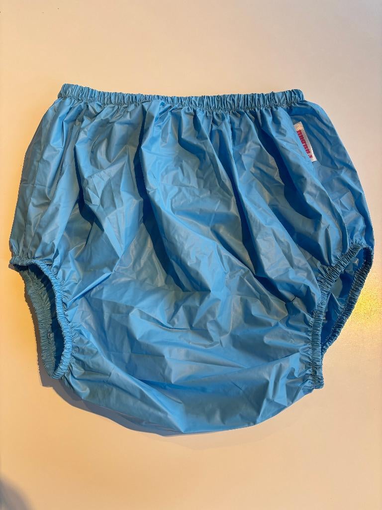 Plastiek broekje - Volwassene - Blauw, Ophalen, Zo goed als nieuw