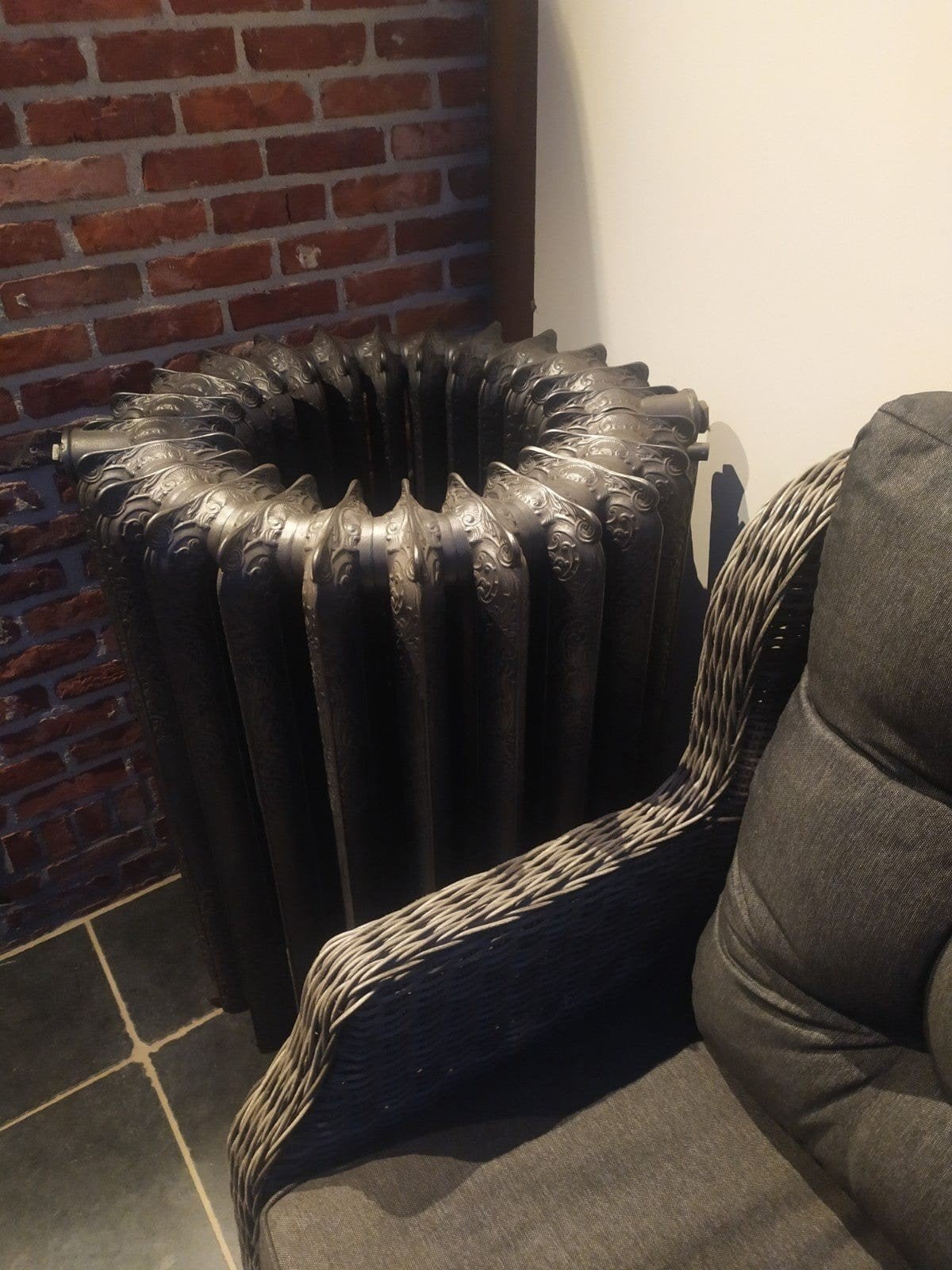ronde rococo radiator, Enlèvement, Utilisé, Radiateur