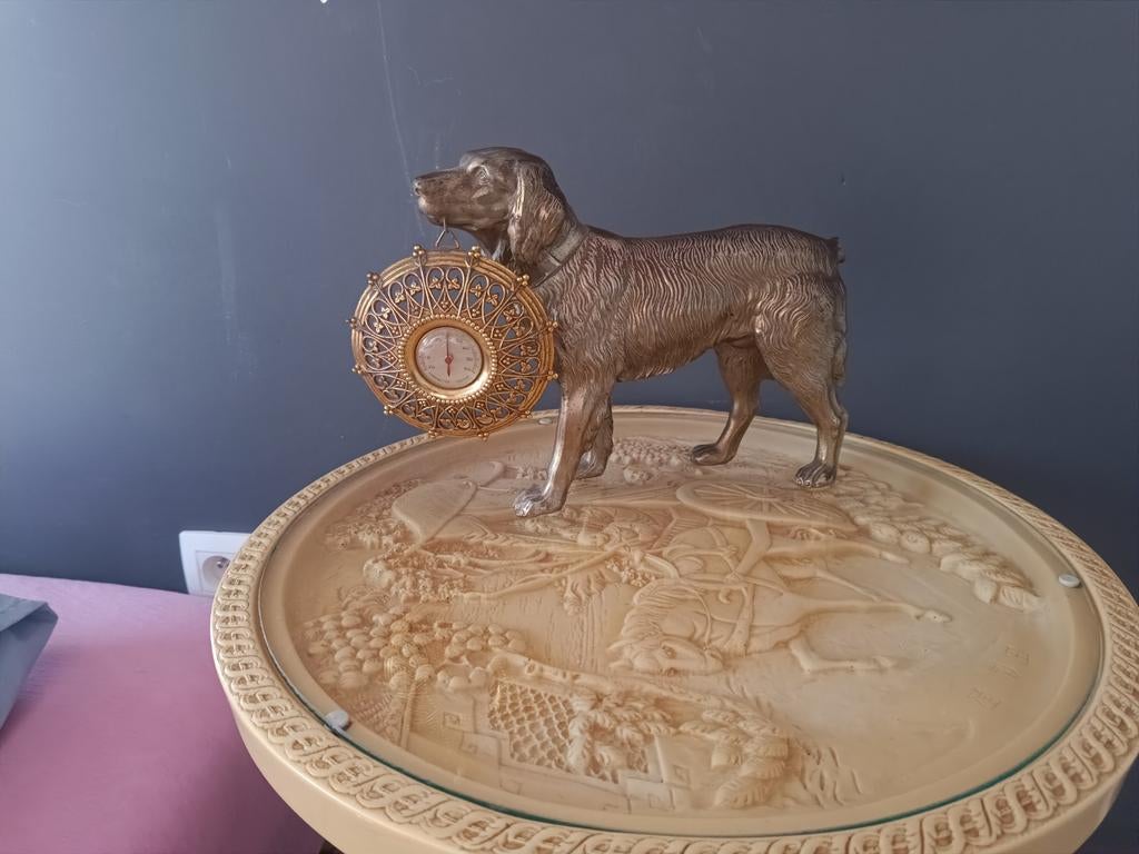 Chien étain thermomètre, Enlèvement ou Envoi