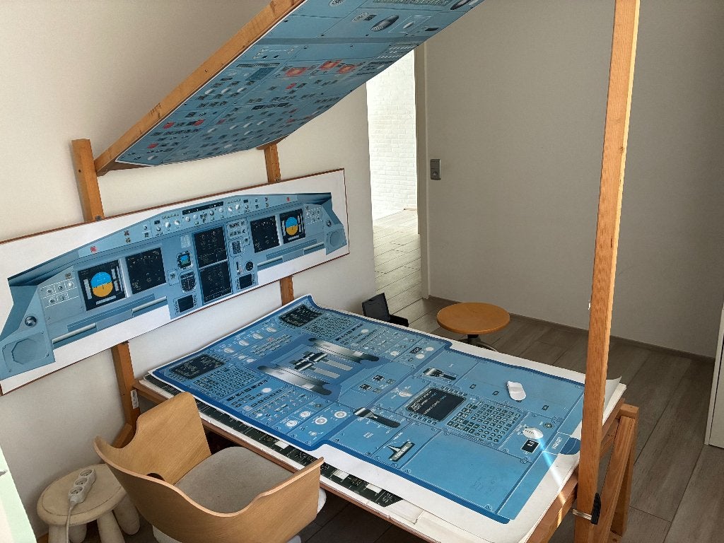 Mockup Airbus A320 Cockpit, Enlèvement, Utilisé