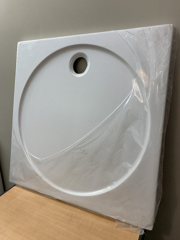 Douchebak WIT 90x90x3 cm, Ophalen, Nieuw, Steen, Douche