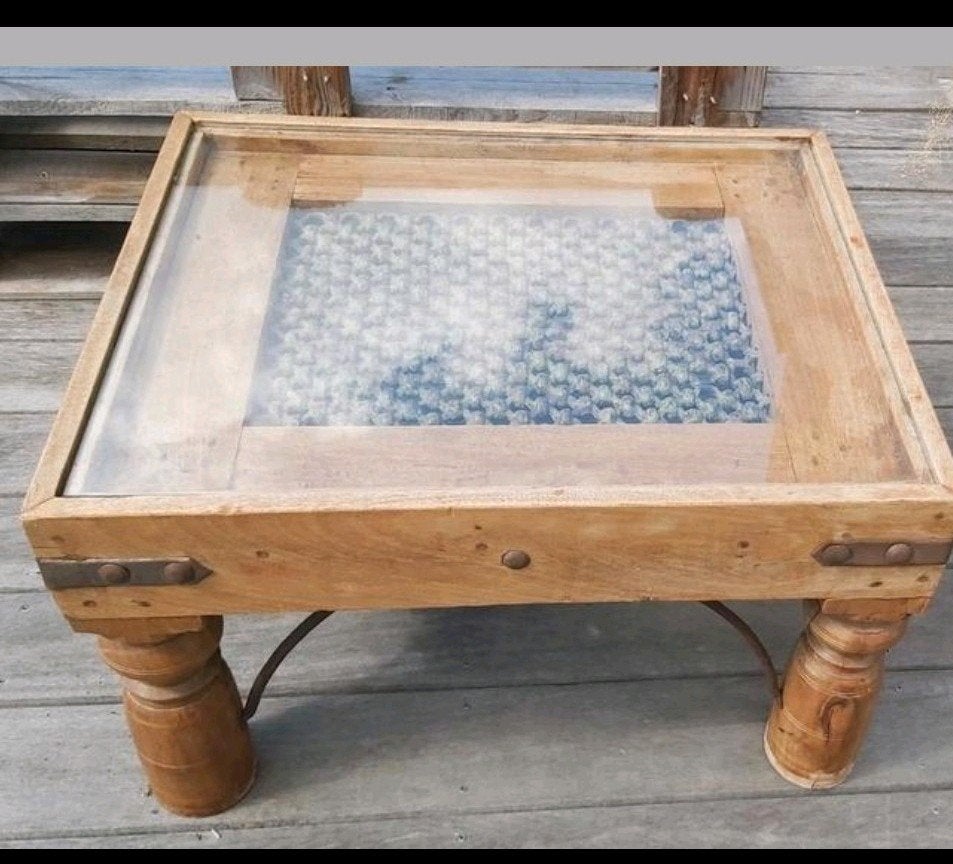 Salontafel : Te koop, Huis en Inrichting, Tafels | Salontafels, Ophalen, Gebruikt, 50 tot 100 cm, Vintage
