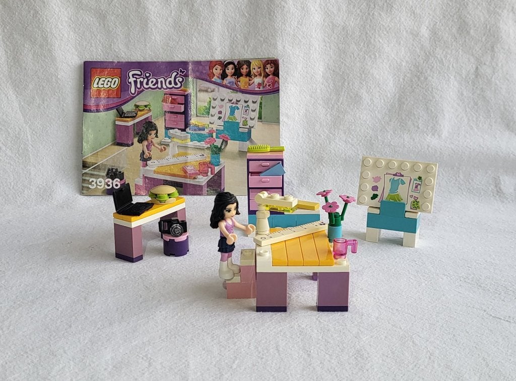 Lego friends 3936 Emma's Ontwerpstudio - volledig met boekje, Kinderen en Baby's, Speelgoed | Duplo en Lego, Lego, Friends, Ophalen of Verzenden