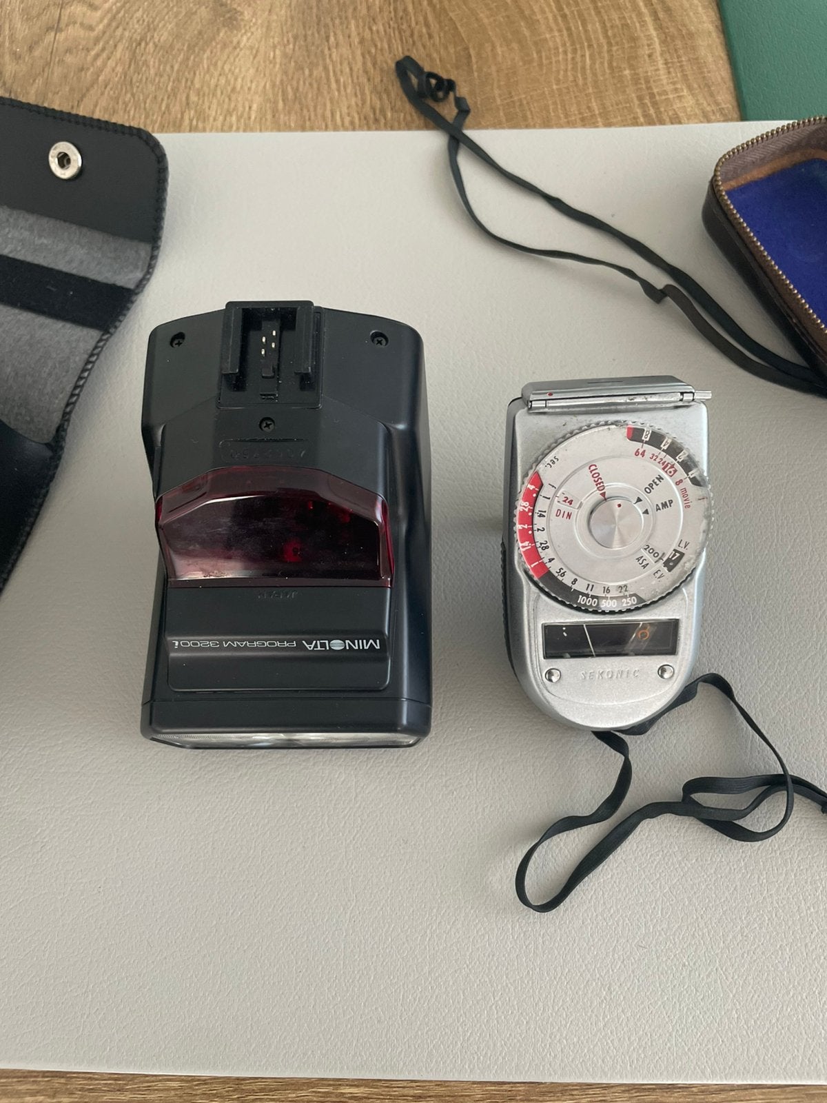 Flash en lichtmeter, Ophalen, Zo goed als nieuw