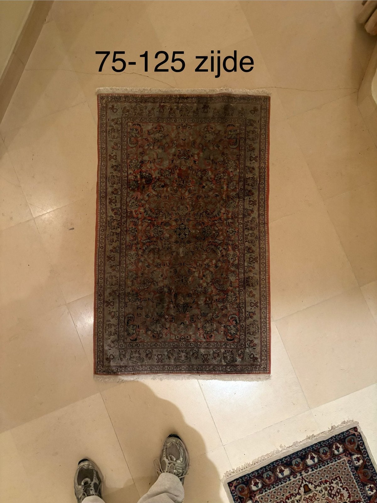 Handgemaakt zijde tapijt, Antiek en Kunst, Ophalen