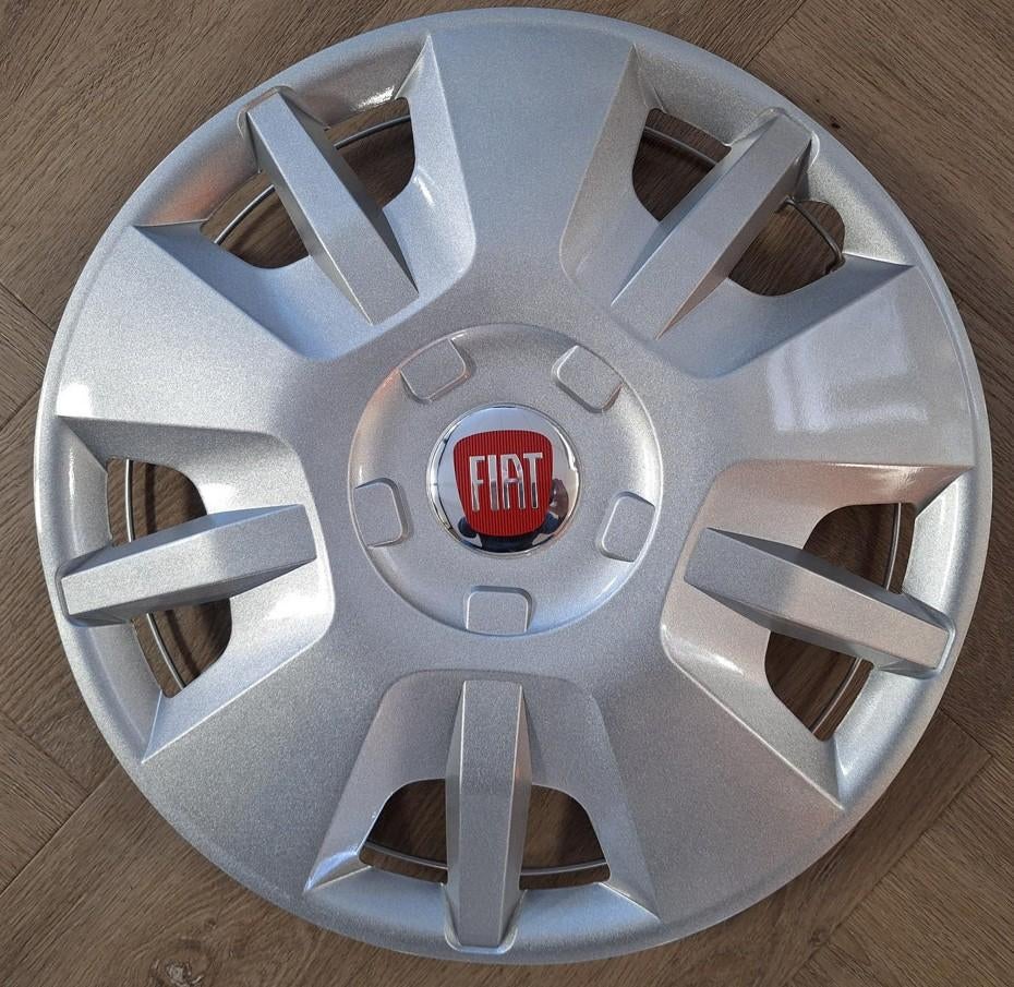 Set wieldoppen Fiat Ducato Rood 15 Inch 4 stuks Actie, Caravans en Kamperen, Ophalen of Verzenden, Nieuw