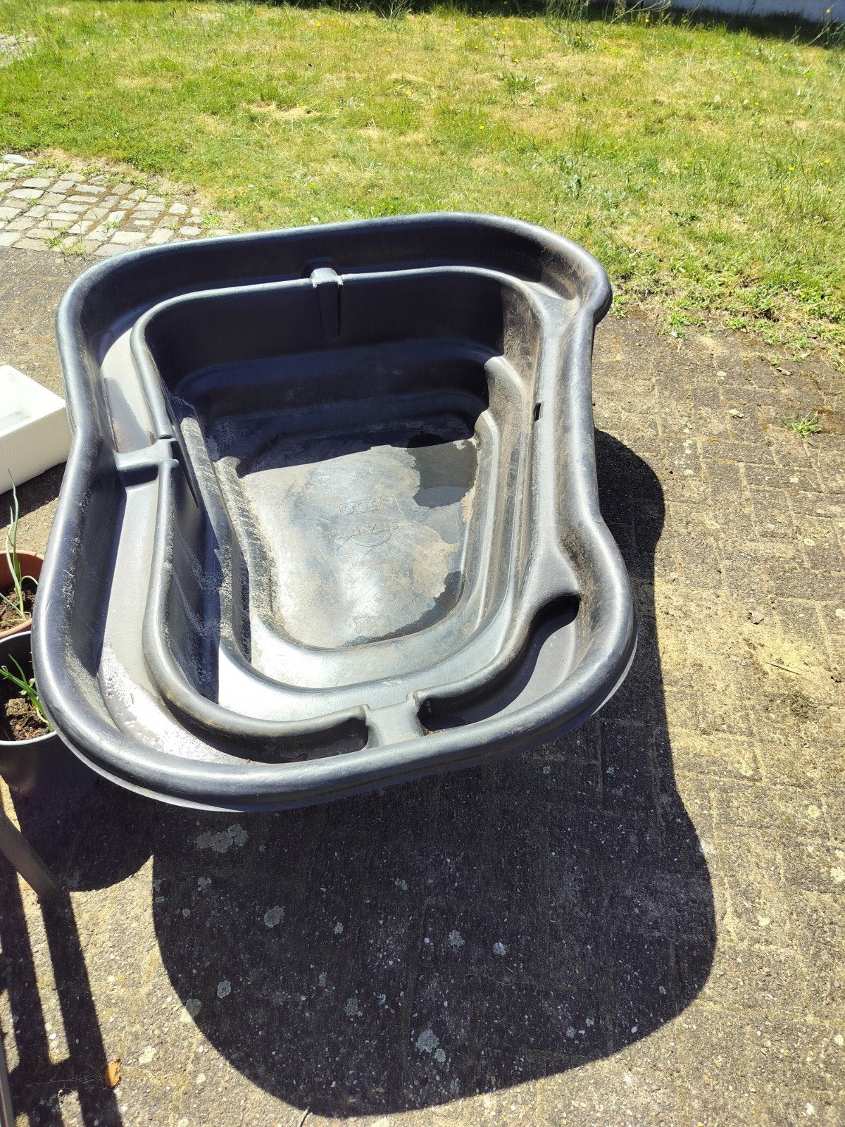 Vijver 500 liter, Ophalen