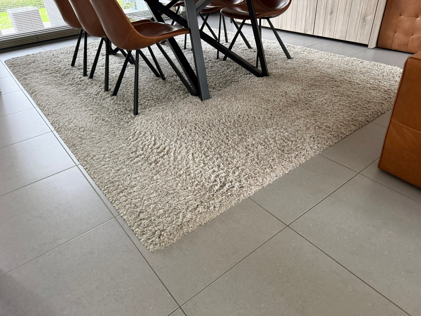 Luxe Shaggy tapijt, Huis en Inrichting, Stoffering | Vloerbedekking, Ophalen, Zo goed als nieuw, Tapijt