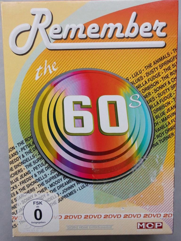 Remember The 60's (2 DVD Box), Cd's en Dvd's, Alle leeftijden, Ophalen of Verzenden, Zo goed als nieuw