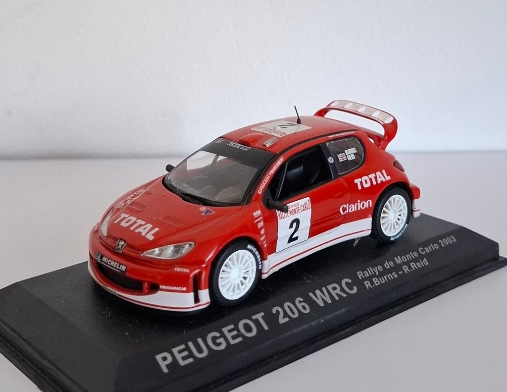 Peugeot 206 WRC - 2003 -, Hobby en Vrije tijd, Ophalen of Verzenden, Nieuw, Auto, Overige merken