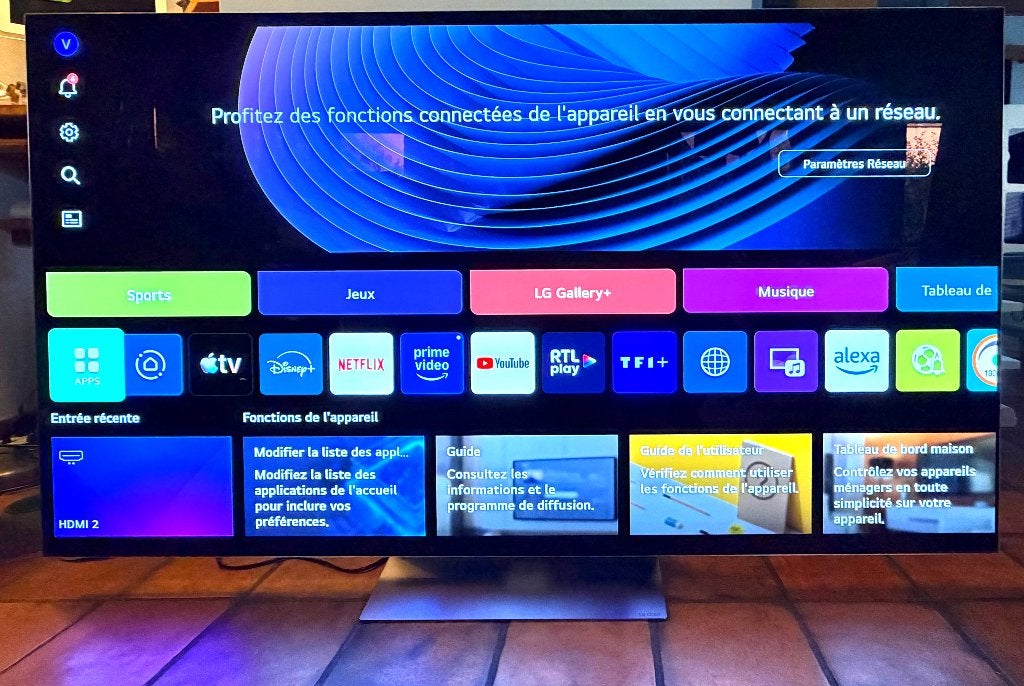 TV LG OLED evo G3-4K UHD - 65" (164cm)-Processeur α9 AI Gen6, TV, Hi-fi & Vidéo, 60 à 80 cm, OLED, Comme neuf, 4k (UHD)