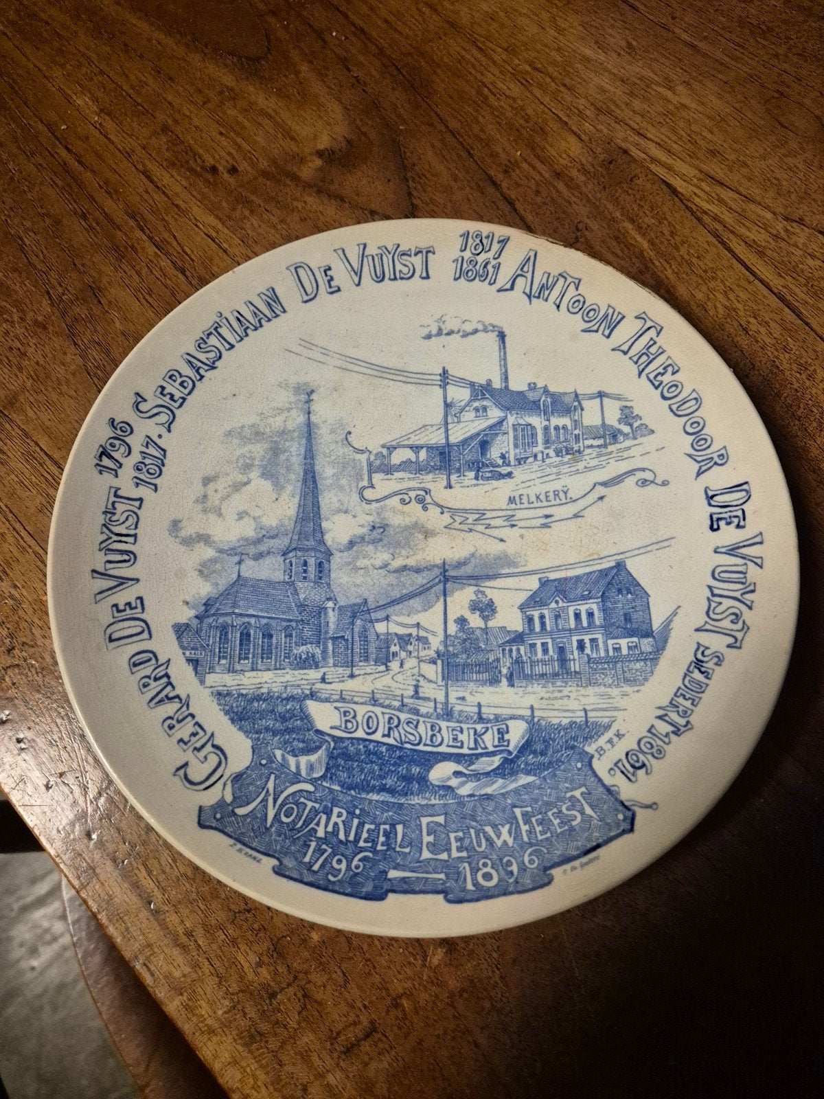 Borsbeke Herzele 100 jaar Notariaat De Vutst Boch 1896, Envoi