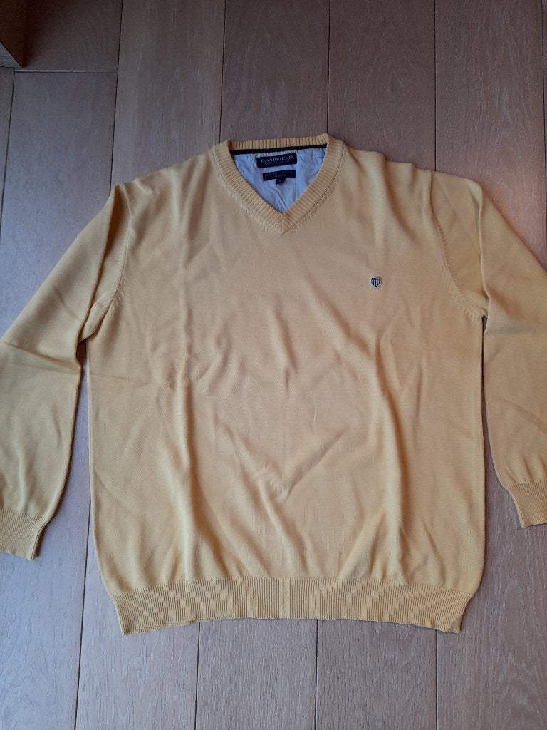 pull Basefield geel maat L, Vêtements | Hommes, Pulls & Vestes, Basefield, Jaune, Enlèvement ou Envoi, Taille 52/54 (L)