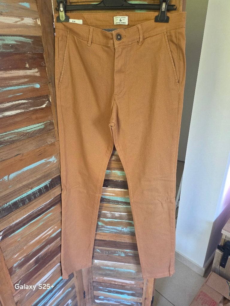 Jack Jones W30 L34 Slanke katoenen broek, nooit gedragen, Ophalen, Overige kleuren, Nieuw, Jack&Jones