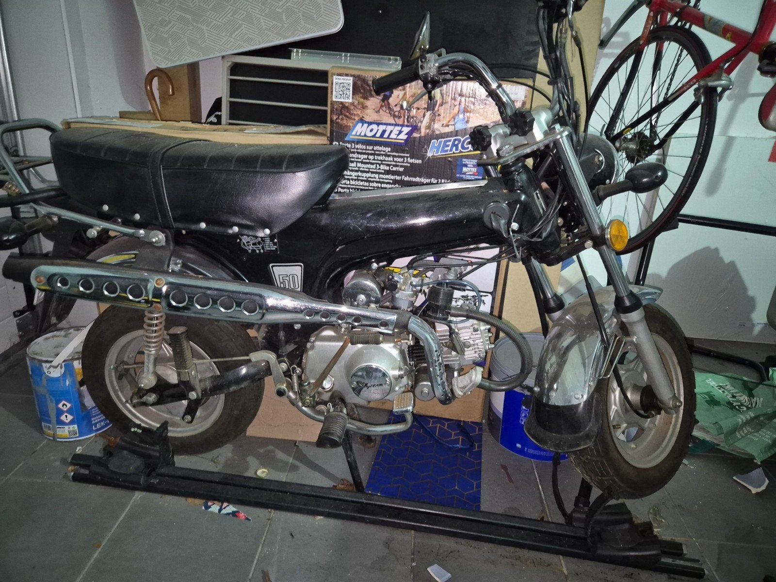 DAX SkyTeam 50cc motorfiets, Fietsen en Brommers