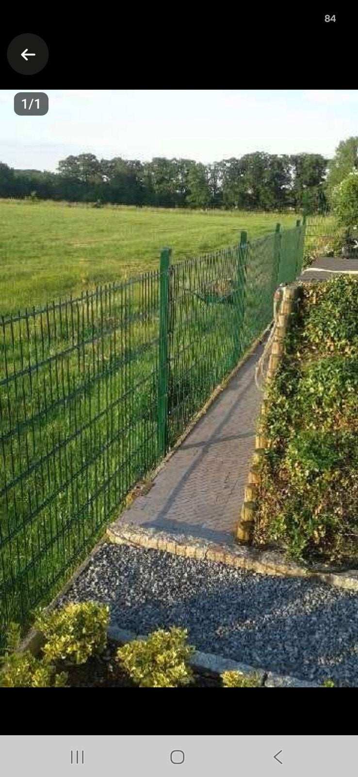 Promo! 20m dubbelstaaf draadpanelen 100cm hoog + palen, Enlèvement, Neuf
