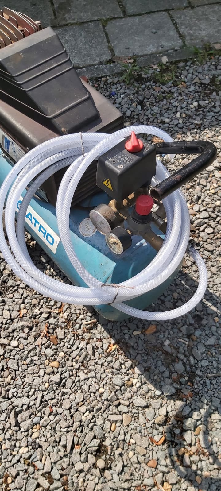 Quatro Compressor met Luchtslang, Tuin en Terras, Waterpompen, Ophalen, Zo goed als nieuw