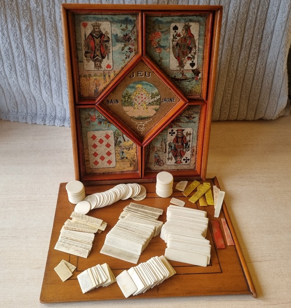 Le Nain Jaune ( Jeu Antique / Antiek Spel ) Kaartspel, Antiek en Kunst, Ophalen of Verzenden