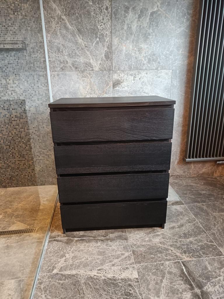Commode 4 tiroirs Malm Ikea, Huis en Inrichting, Kasten | Ladekasten, Ophalen, Gebruikt