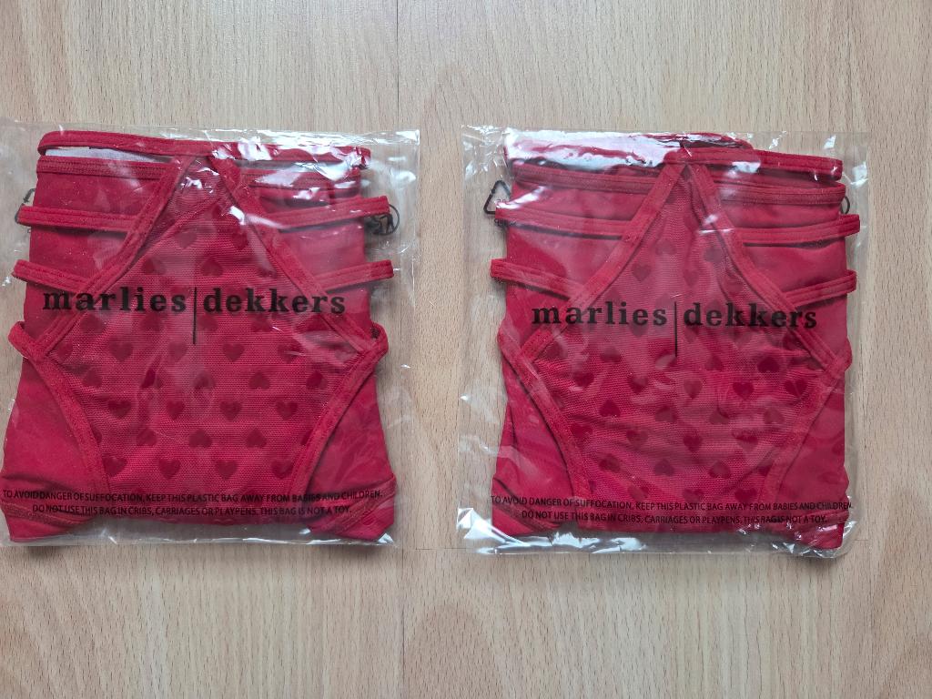 2 slips - Marlies Dekkers - maat S, MARLIES DEKKERS, Ophalen of Verzenden, Rood, Slip