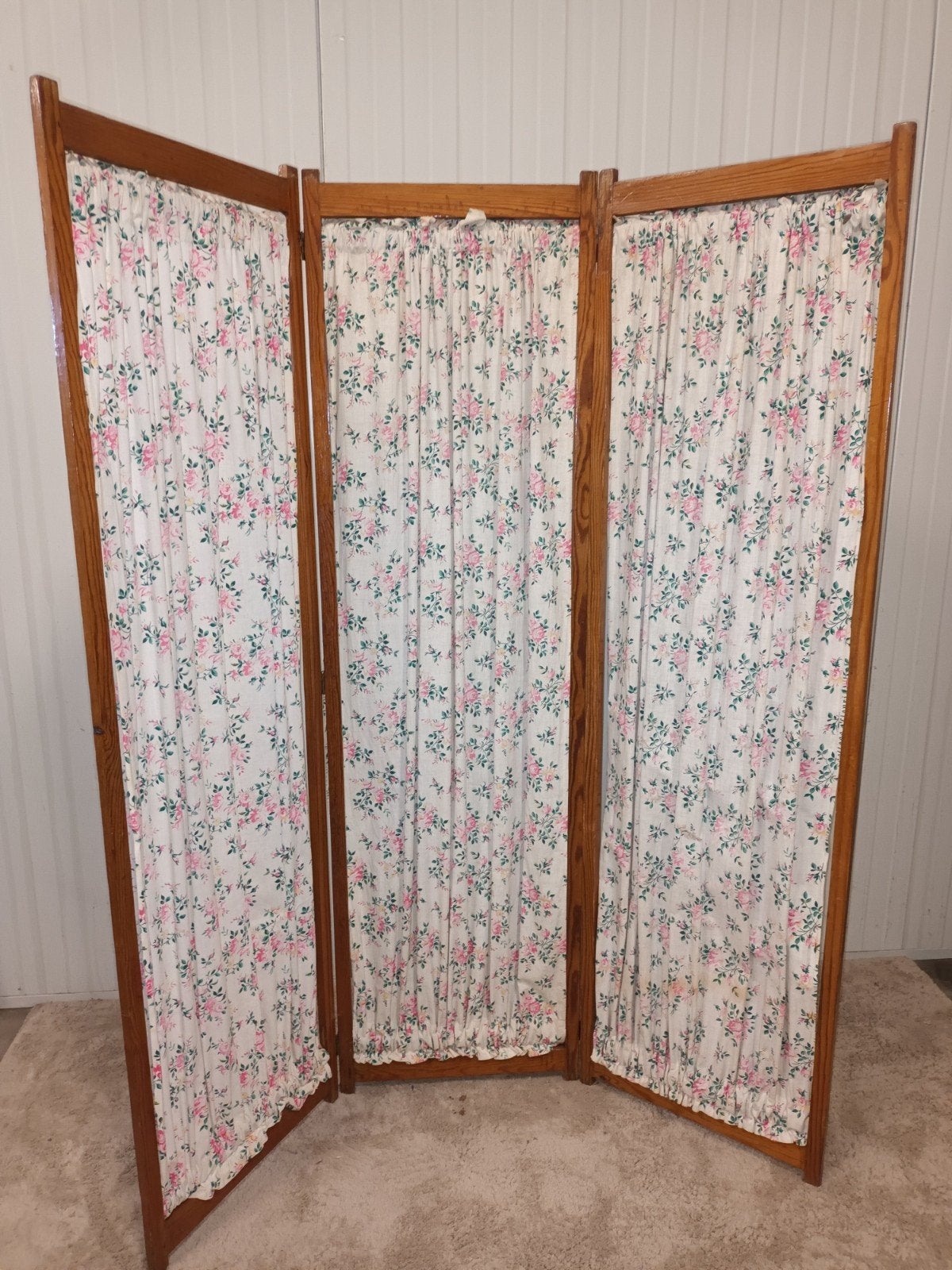 Vintage kamerscherm drieluik, Maison & Meubles, Enlèvement, ###, ###, ###