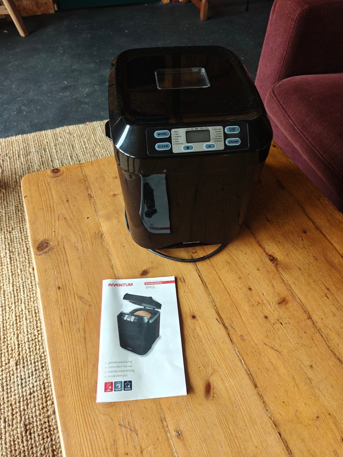 Broodmachine INVENTUM BM55, Enlèvement
