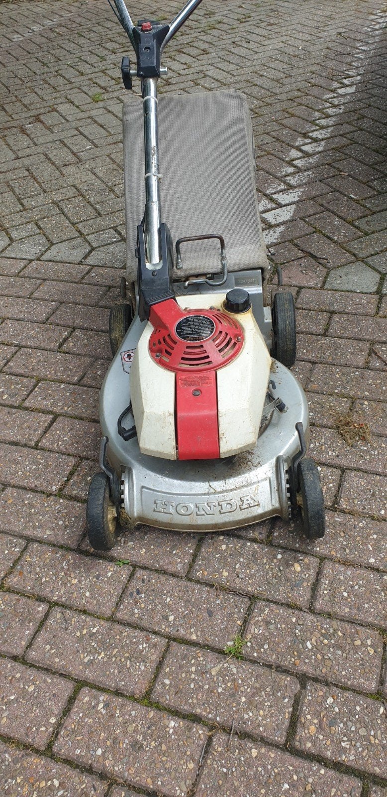 Honda grasmaaier start niet meer, Ophalen