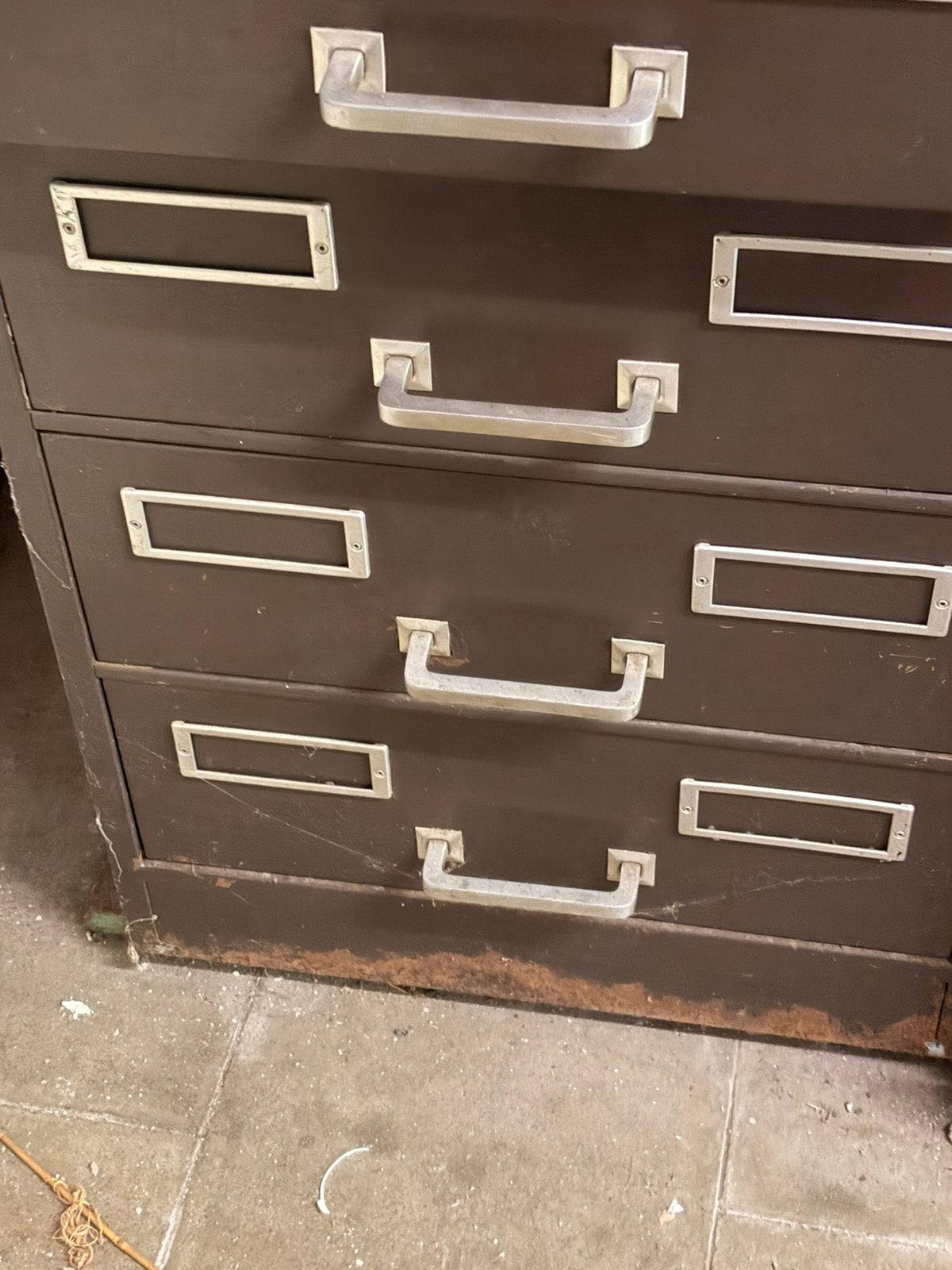 Ijzeren vintage kast, Huis en Inrichting, Ophalen, Gebruikt