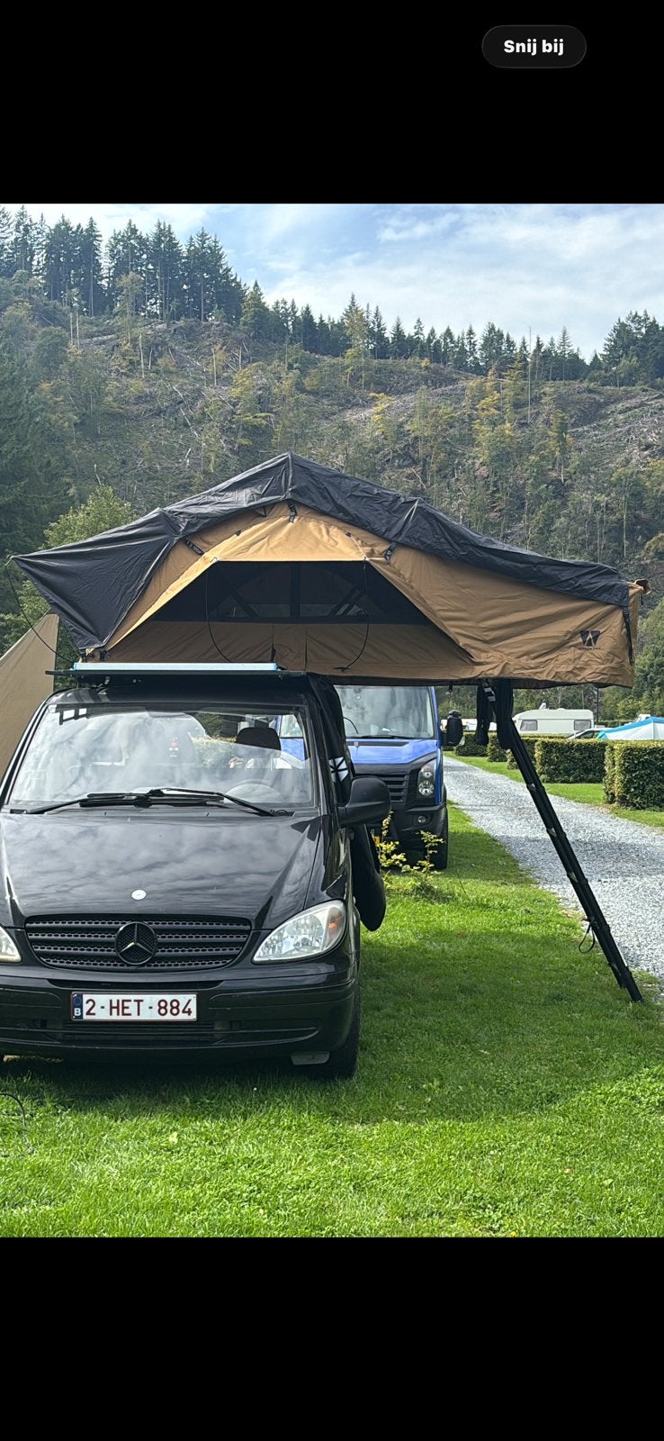 Daktent: Vickywood big willow 160, Ophalen, Zo goed als nieuw