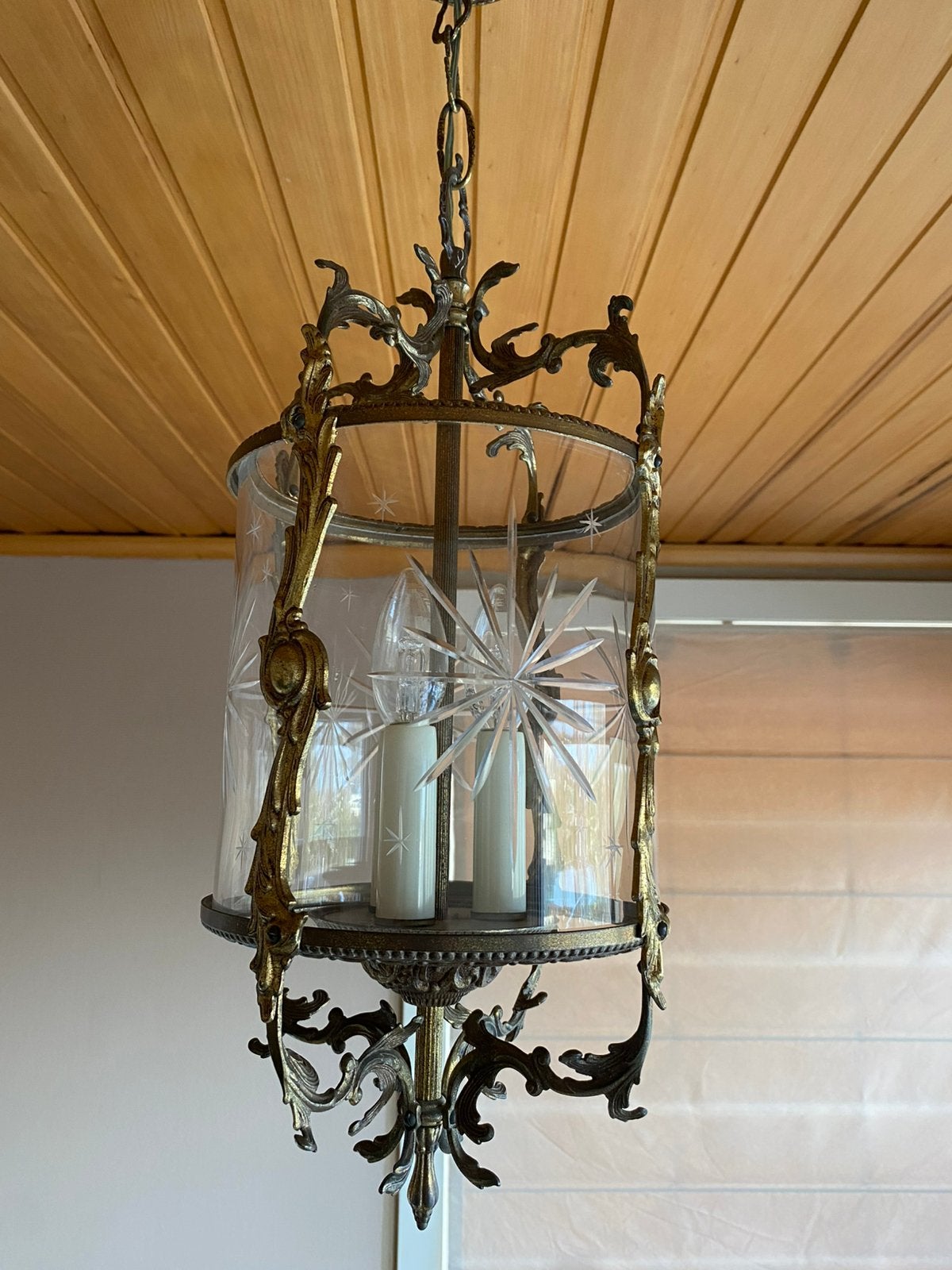 Antieke luchter, Huis en Inrichting, Lampen | Kroonluchters, Ophalen, Gebruikt