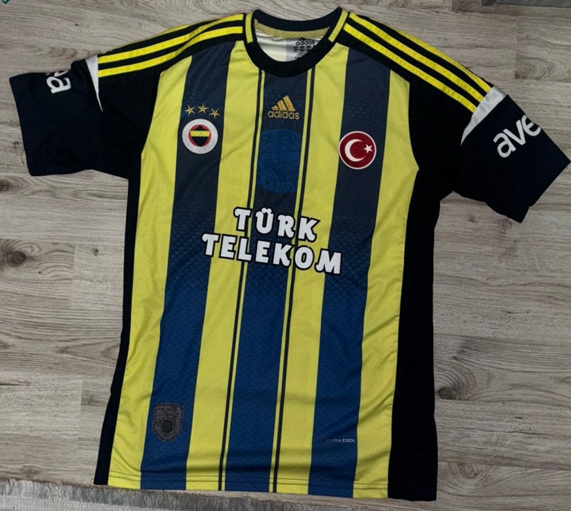 Fenerbahce voetbalshirt, Ophalen, Gedragen, Maat 52/54 (L), Geel