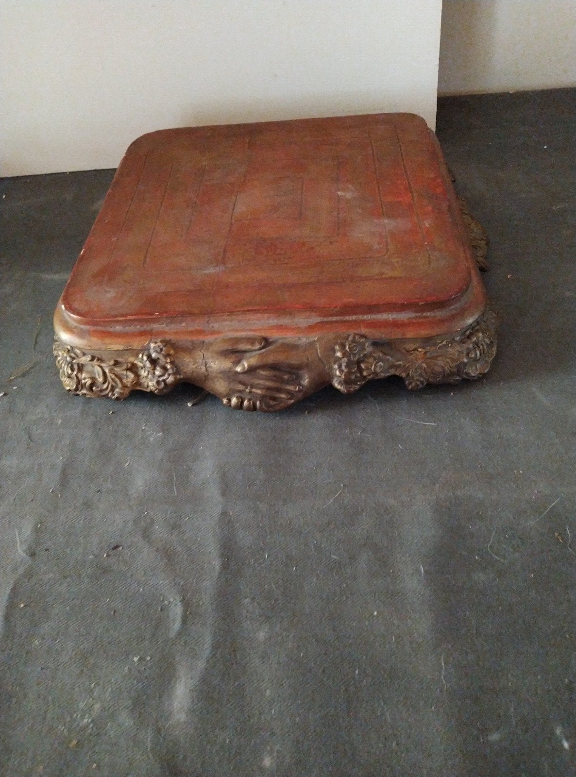 Antieke console, Ophalen