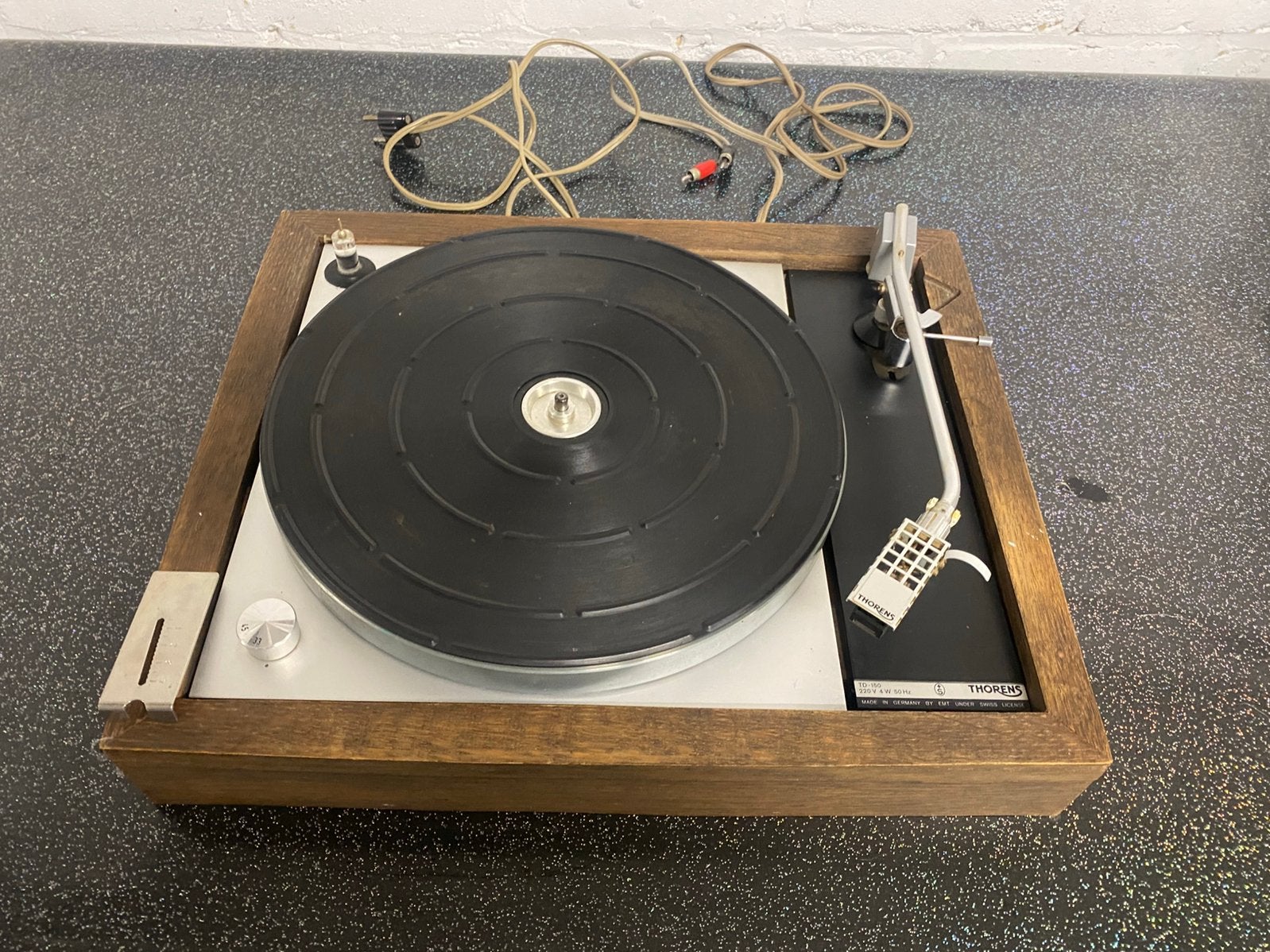 Platine Vinyle Vintage Thorens TD-150 MK1, Enlèvement, Utilisé, Tourne-disque, Thorens