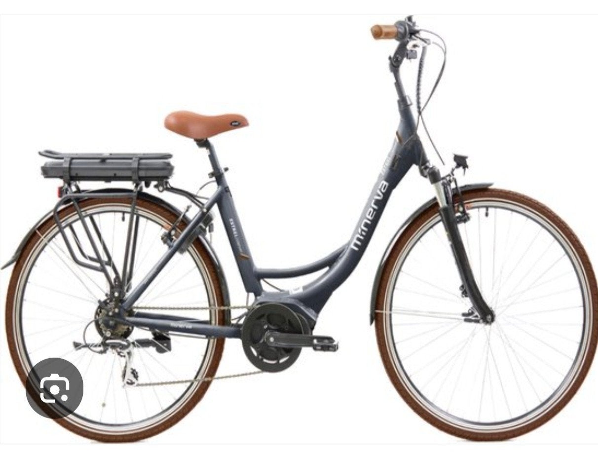 vélo électrique Minerva gris souris, Enlèvement, Comme neuf