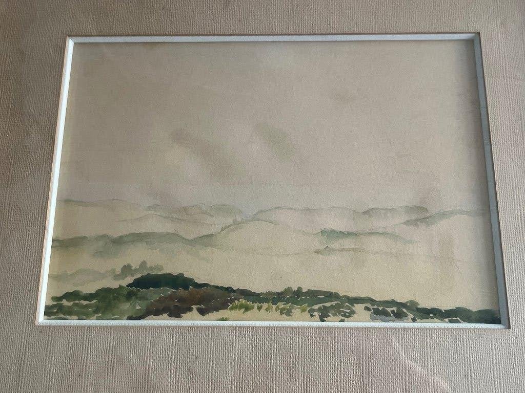 Schilderij, Landschap, Ophalen, Achter glas, Klassiek