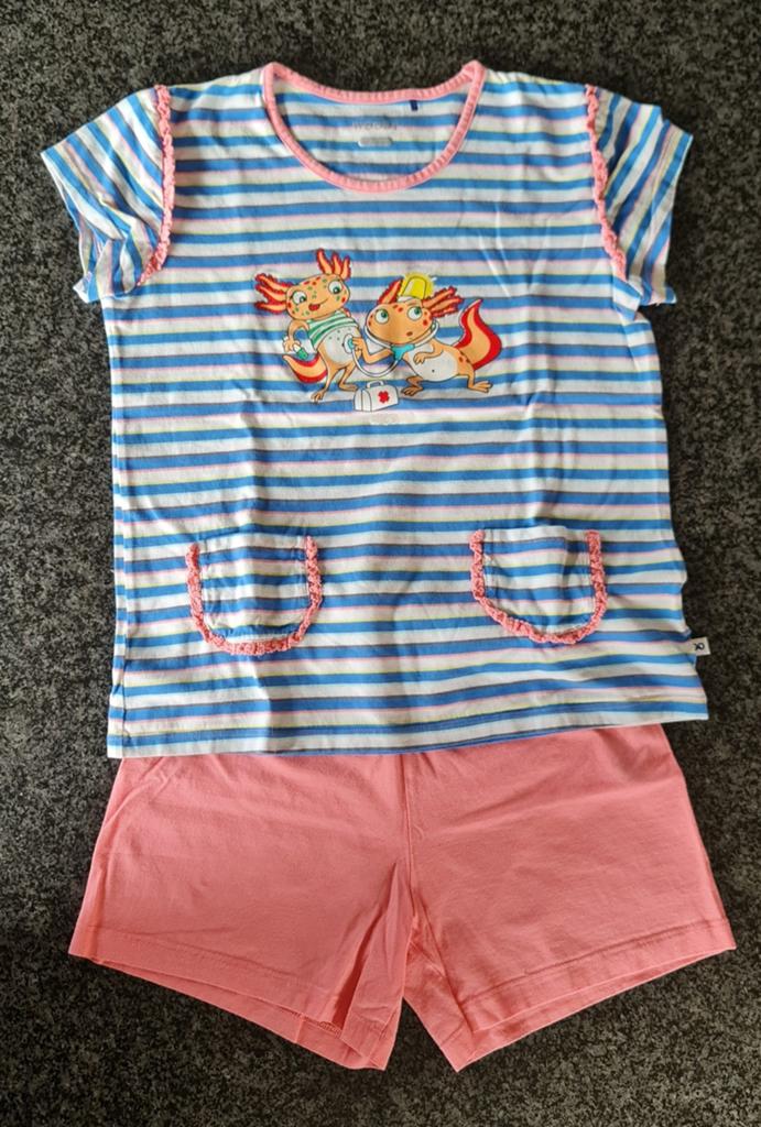 Pyjama zomer Woody maat 140 - 10 jaar in zeer goede staat, Enlèvement ou Envoi